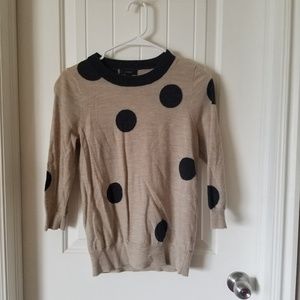 J. Crew Dot Sweater